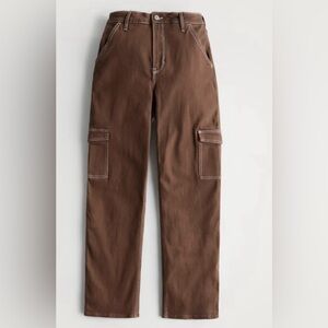 Hollister Brown Cargo Jeans